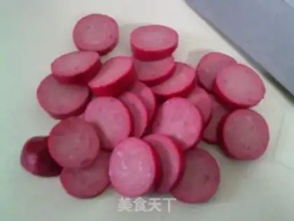 Make Seafood mushrooms, red intestines, tofu step 3
