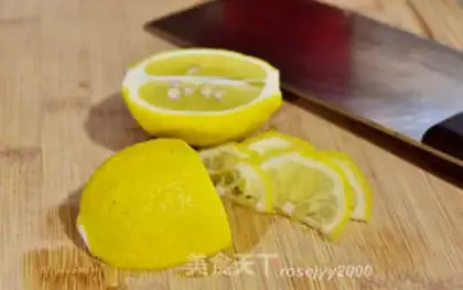 Make Double lemon honey step 1