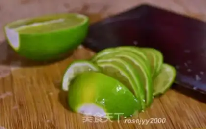 Make Double lemon honey step 2