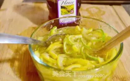 Make Double lemon honey step 3