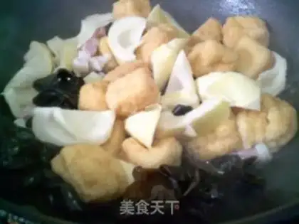 Make ♪ Black-mole, salt-cracked tofu ♪ step 8