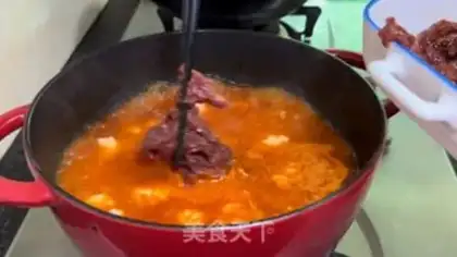 Make Tomato beef shrimp step 11