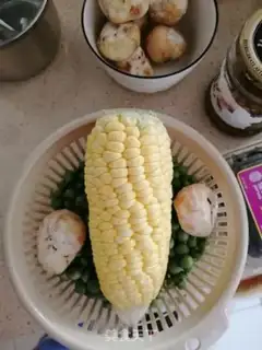Make Horseshoe corn step 0