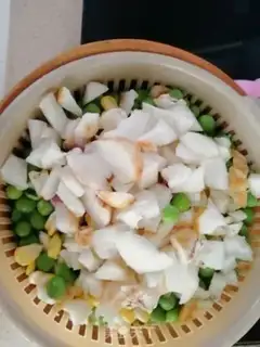 Make Horseshoe corn step 1