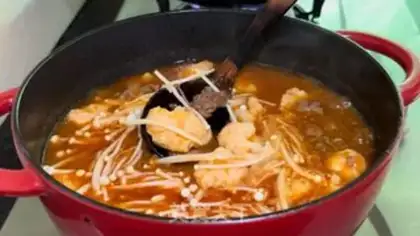 Make Tomato beef shrimp step 14