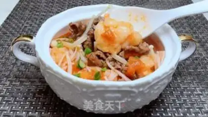 Make Tomato beef shrimp step 17