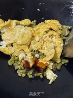 Make Sour-beans fried eggs step 8