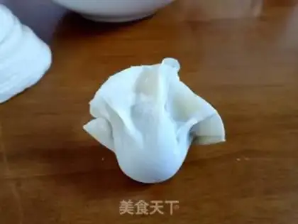 Make A flower dumpling step 9