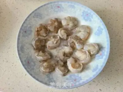 Make Shrimp tofu step 1