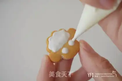 Make New Zealand sheep cookies step 9