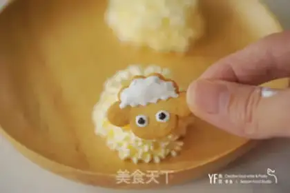 Make New Zealand sheep cookies step 10
