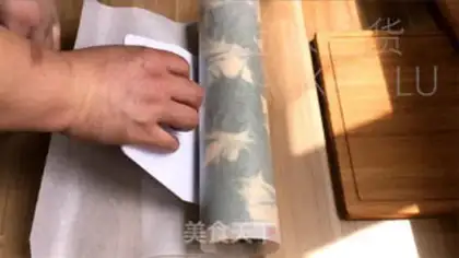 Make Tea marble cake rolls step 20