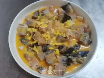 Make Yellow fish, steamed eggs step 6
