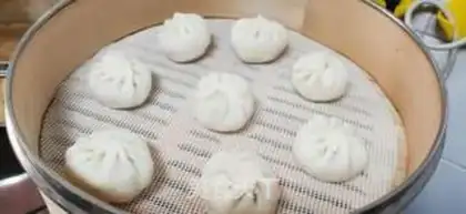 Make Plums and meat buns step 5
