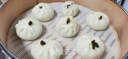 Make Plums and meat buns step 6