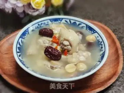 Make Lotus lily chicken soup step 9
