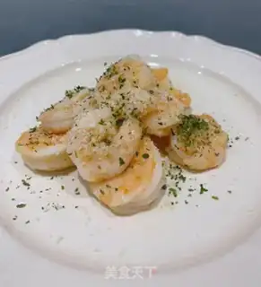 Make Garlic butter for shrimp step 4