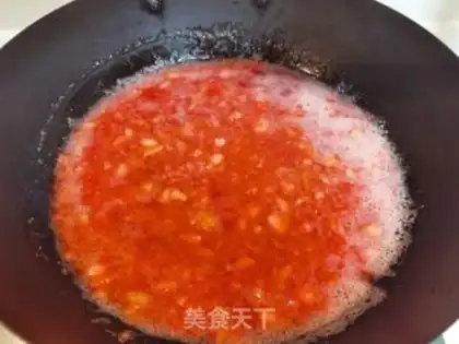 Make Strawberry sauce step 5