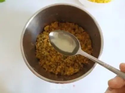 Make Carrot eggs step 2