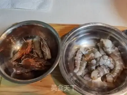 Make Shrimp cabbage step 1