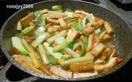Make Shrimp sauce tofu step 7