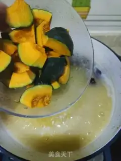 Make Pumpkin porridge step 3