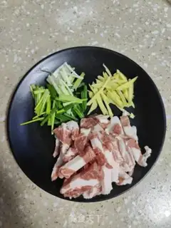 Make Bean bean noodle step 1