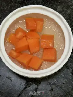 Make A papaya milk swallow nest step 7