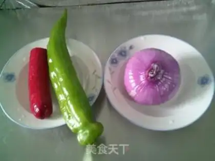 Make Onions with peppers step 0