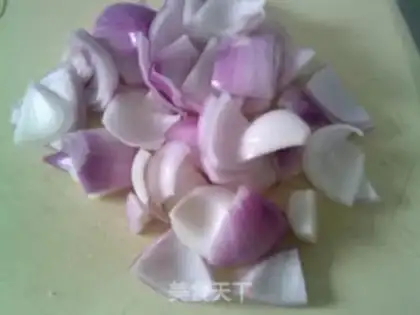 Make Onions with peppers step 1