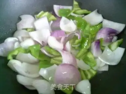 Make Onions with peppers step 3