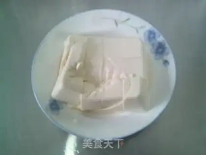 Make Gold soup tofu step 1