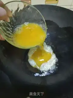 Make Smelt fried eggs step 5