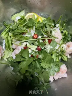 Make The cucumber with shrimp step 5