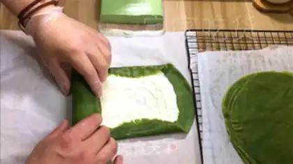 Make A tea and milk-free towel roll step 24