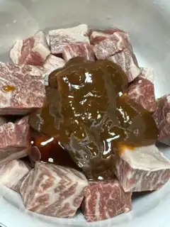 Make Black pepper beef step 2