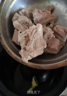 Make Sword bean corn fan soup step 1