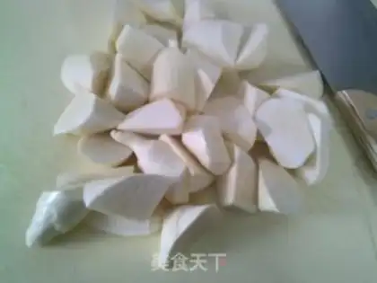 Make ♪ Burn chicken pieces white ♪ step 1
