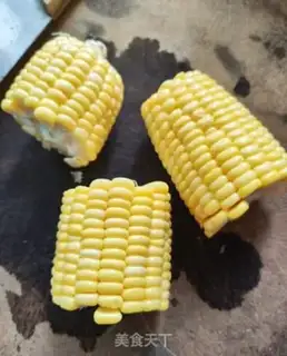 Make Sword bean corn fan soup step 2