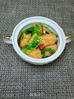 Make The cucumber with shrimp step 12