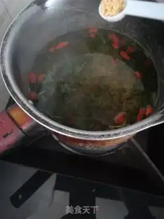 Make Seaweed fragrance soup step 5