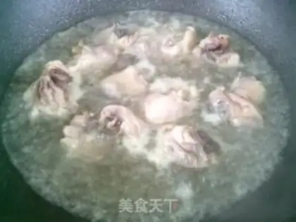 Make ♪ Burn chicken pieces white ♪ step 5