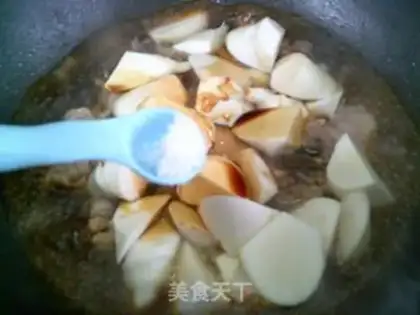 Make ♪ Burn chicken pieces white ♪ step 7