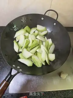 Make Egg shrimp fried silk step 4