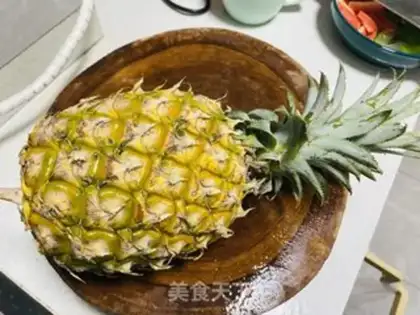 Make Tomato pineapple step 1