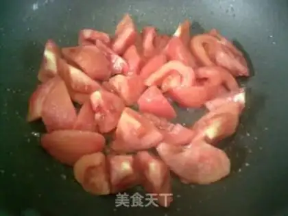 Make Eggs and tomatoes for the night step 8