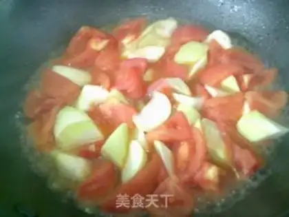 Make Eggs and tomatoes for the night step 9