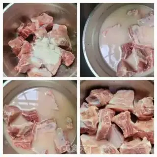 Make Saffron ribs step 1