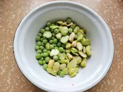 Make ♪ Thunder-cracked beans and snow ♪ step 1
