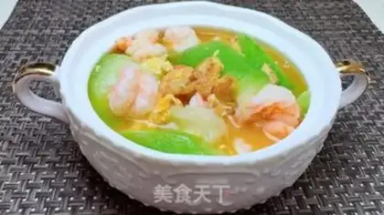 Make Egg shrimp fried silk step 12
